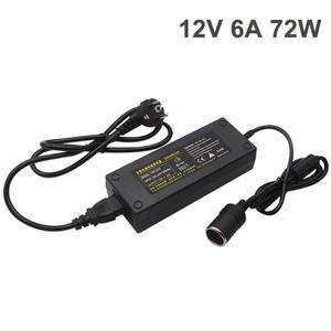 시거잭변환기 자동차 전원 어댑터 담배 라이터 변환기 AC에서 DC 110V/ 220V에서 12V 6A 공급