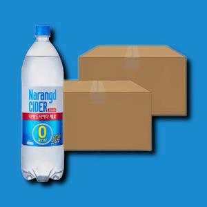 [기타] 나랑드사이다 제로 1.25L x 24개 페트 PET 대용량 탄산 음료수