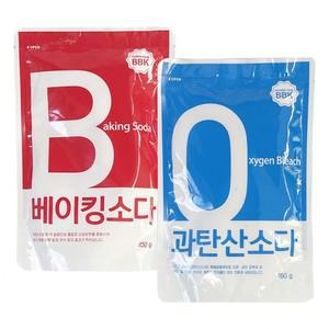 버블킹 베이킹소다+과탄산소다 450g 세트