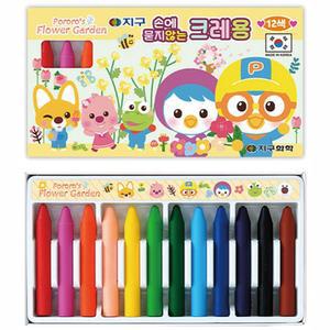 손에안묻는 유아 그림 크레용 12색x5개 크레욜라 학교