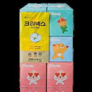 크리넥스 카카오 미니맥시 230매6입 x 1팩