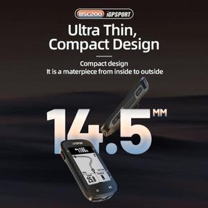 BSC200 iGPSPORT ANT + GPS 자전거 컴퓨터 라이딩 사이클링 주행 거리계 경로 탐색 무선 속도계 지원 파워