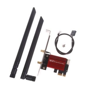 7260AC 듀얼 밴드 2.4G/5Ghz 무선 데스크탑 키트용 867Mbps Bluetooth-com 802.11AC PCIE X1 와이파이 원격