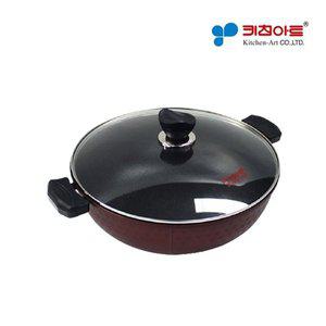 [기타]키친아트 금상첨화 티타늄코팅 IH 인덕션겸용 멀티 양수웍팬 32cm 궁중전골냄비