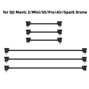 BRDRC 30cm OTG 데이터 케이블 DJI호환 Mavic 2/Mini/SE/Pro/Air/Spark Drone 원격 제어 전화 연결용 마이
