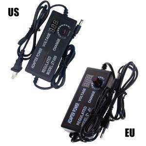 변압기 조절식 디스플레이 스크린 전원 어댑터, 220V-12V 공급 장치, AC DC 3V 5V 9V 12V 24V 36V, 34PCs,