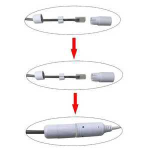 카메라 케이스 야외 IP PC 라우터용 방수 10세트 흰색 RJ45 커넥터 캡