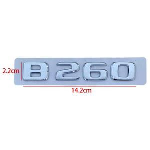 호환 글자 B180 W246 트렁크 B260 자동차 ABS 벤츠 검은 B220 메르세데스 크롬 W245 3D B250 액세서리 엠블럼 로고 스티커 B200