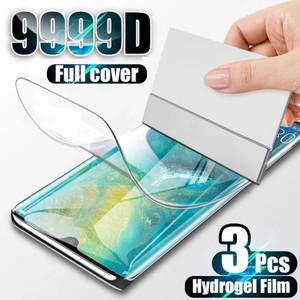 Cubot P60 P80 스크린 보호대 하이드로겔 필름 P50 P40 X30 X50 X70 C20 C30 Max 3 Note 7 9 Pro 50 3PCs