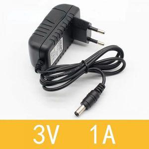 직류전원장치 AC 컨버터 어댑터 DC 3V 1A 전원 장치 충전기 EU 콘센트 55mmx21mm 1개
