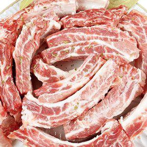 [S] 국내산 한돈 프리미엄 등갈비 1kg 3팩