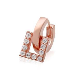 14K 블링심플스퀘어 링 피어싱 Gold-pin