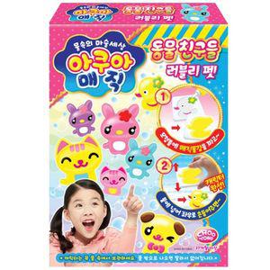 아쿠아매직 개별 3종 동물 친구들모형틀 물감 캐릭터 장난감 어린이선물 날선물 아이들 놀이 만들기 DIY