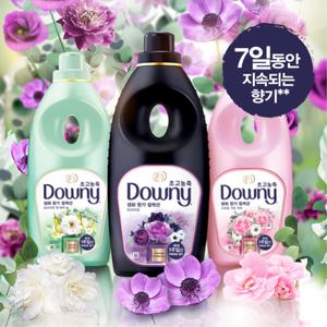 다우니신제품 초고농축섬유유연제 스프링가든1LX3개