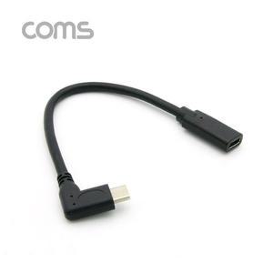 [JHQRMZTB_4B]USB 3.1(Type 케이블 C) 연장 젠더 20cm