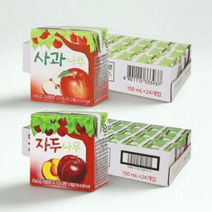 서울우유 사과나무 자두나무 (150ml x 48개)