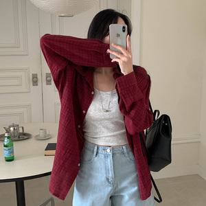 [코코블랑] 얼트 체크 셔츠