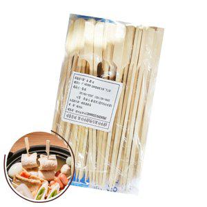 사각 나무 꼬챙이 18cm 캠핑 떡 닭 순대 꼬치 꼬지 탕후루 수제 햄 버거 샌드위치 고정 소량