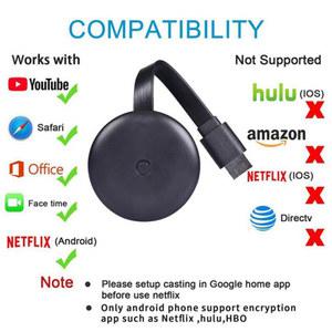 크롬캐스트 4K HD HDMI 호환 미디어 플레이어 새로운 5G 4G WiFi 디스플레이 동글 화면 미러링 1080P TV G12 스틱