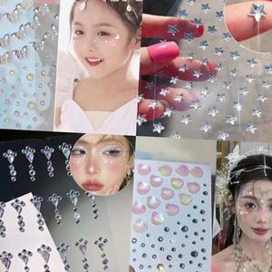 페이스멀티아트스티커 쥬얼리 뷰티 파츠 펄 큐빅 파티