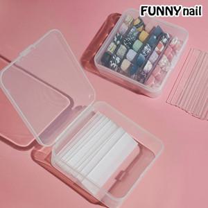 네일팁케이스세트 아크릴판10pcs 30pcs 네일양면테이프 10pcs 디스플레이 네일액자 네일팁보관함 네일아트