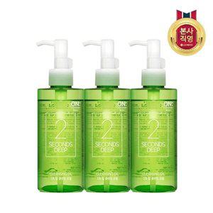 [엘지생활건강]온더바디  2초 딥 클렌징 오일 200ml 3개