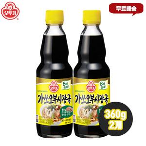 오뚜기 가쓰오부시장국 360ml 2개 무/배/우동