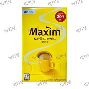 [동서식품] 맥심 모카골드 커피믹스 200T (180T+20T) 무료배송