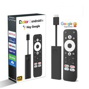 크롬캐스트 Dcolor GD1 Google Android 11 4K BT 음성 원격 S905Y4 AV1 2GB RAM 16GB ROM 5G WiFi 스마트 안드로이드 TV 박스