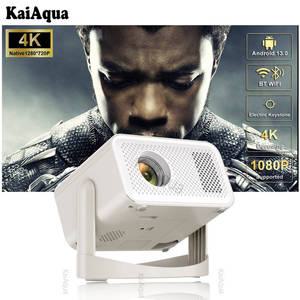 KaiAqua 650ANSI L018 프로젝터 4K 네이티브 1080P 자동 초점 키스톤 보정 Android11 ？？BT5.2 WIFI6 360