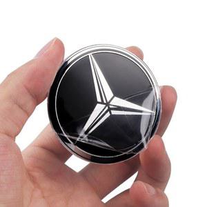 호환 4pcs 56/60/65MM 자동차 장식 센터 합금 휠 W124 타이어 메르세데스 캡 알루미늄 AMG 스티커 허브 W177 W176 W126 W108 벤츠