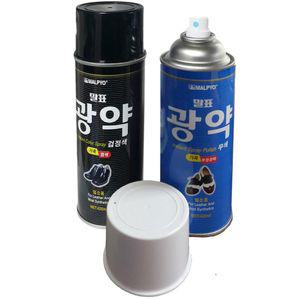 [모두모아]업소 구두용 착색 광택 스프레이 구두약 가죽영양크림 구두광내기 가죽관리제 가죽구두관리 가죽