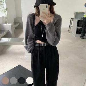 봄점퍼 봄코트 여성니트가디건 가디건 봄아우터 (3ezja)