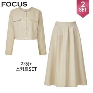 [포커스] 솔리드트위드자켓+플레어스커트SET_VF5S1JK1011