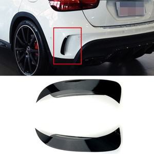 후면 범퍼 스포일러 에어 벤트 트림 커버 벤츠 GLA X156 GLA45 AMG 2013- 블랙 자동차 액세서리 자동차 장