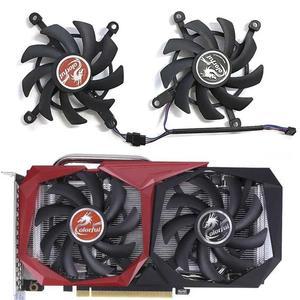 도끼 2060 슈퍼 GPU 팬 다채로운 GTX 1650 1660 Ti 토마호크 그래픽 카드 85mm 4 핀