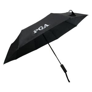 PGA 골프 초발수UV코팅 3단 자동우산, 블랙, 1개