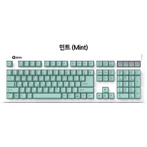 QSENN SEM-DT35 NEW USB 민트 게이밍 키보드/영샵