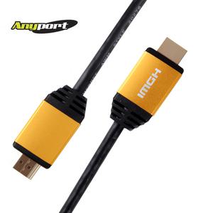 애니포트 영상 케이블 HDMI V2.0 골드메탈 고급형 셋탑박스 DVD 재생기 AV기기 모니터 TV 3M