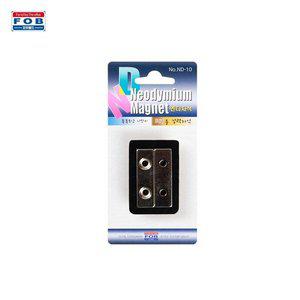 [기타]포비 초강력 네오디움 자석 ND-10 40mm x 12mm 2개입