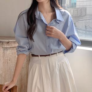 [코코블랑] [코코메이드]테이스트 베이직 셔츠(기본,오버핏)