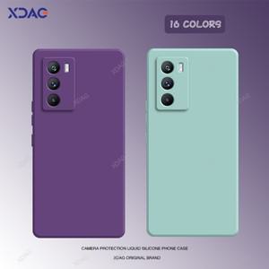쉘소프트 내부 플록 실리콘 렌즈 보호 후면 커버 액세서리  휴대폰 케이스 생체 iQOO 9 SE 5G 6.62 인치