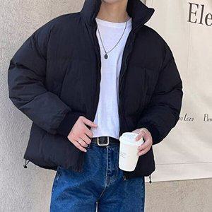 [엄지척]남자 하이넥 숏패딩 하이넥 집업 점퍼 겨울 3컬러