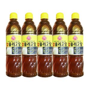 오뚜기 쌀올리고당 1.2kg 5개 쌀엿 설탕 물엿 요리당