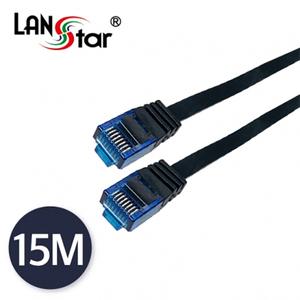 랜스타 CAT7 UTP 기가 평면 랜선 초슬림 랜케이블 인터넷선 15M LS-F7-UTPD-15M