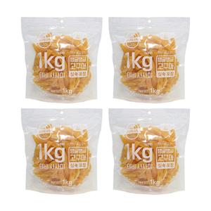 테비 사사미 1kg 탱글탱글 고구마 스틱 x4개 대용량 강아지간식