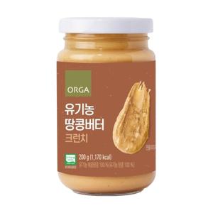 [롯데백화점]올가홀푸드 [올가]유기농 땅콩버터 크런치 (200g)