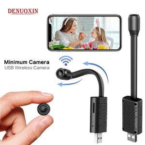 USB 플러그 미니 와이파이 카메라 1080P 무선 IP 감시 마이크로 캠코더 모션 감지 DVR 루프 레코더 초소형