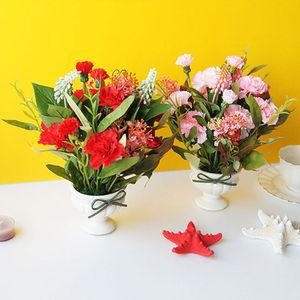 비비드 카네이션 조화 화분 소 1P 스승의날 어버이날