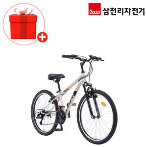삼천리 2025 완조립 60.96cm(24인치) 태풍 SF 21단 초등학생 주니어 컴포트 MTB 자전거